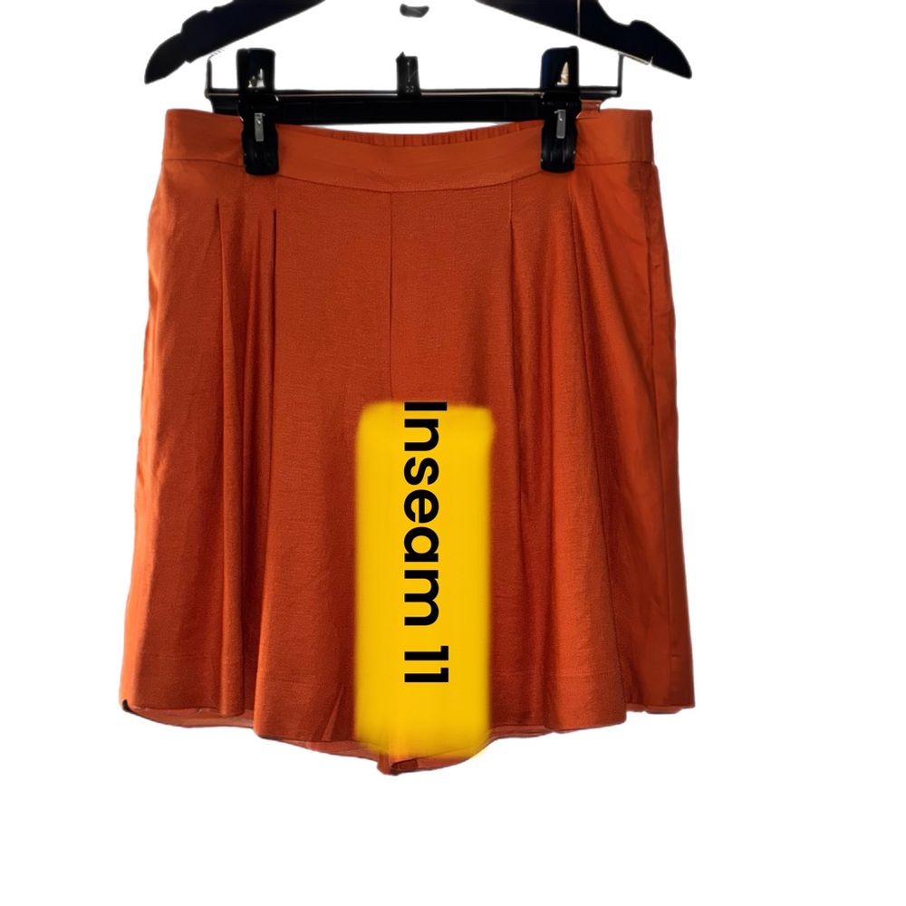 Orange High Waist Shorts with Lining NWOT - Picture 9 of 9